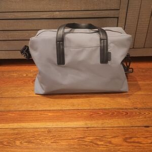 Away Travel Everyday Tote Bag Gray with Black Handles